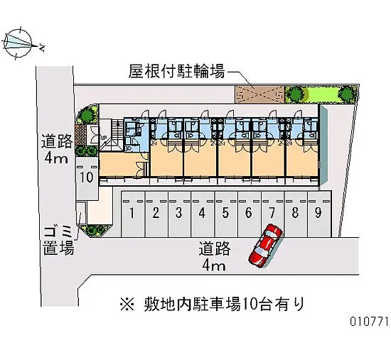 ★手数料０円★さいたま市西区三橋５丁目　月極駐車場（LP）